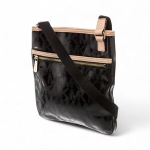 Michael Kors Patent Leather Crossbody Black Bag